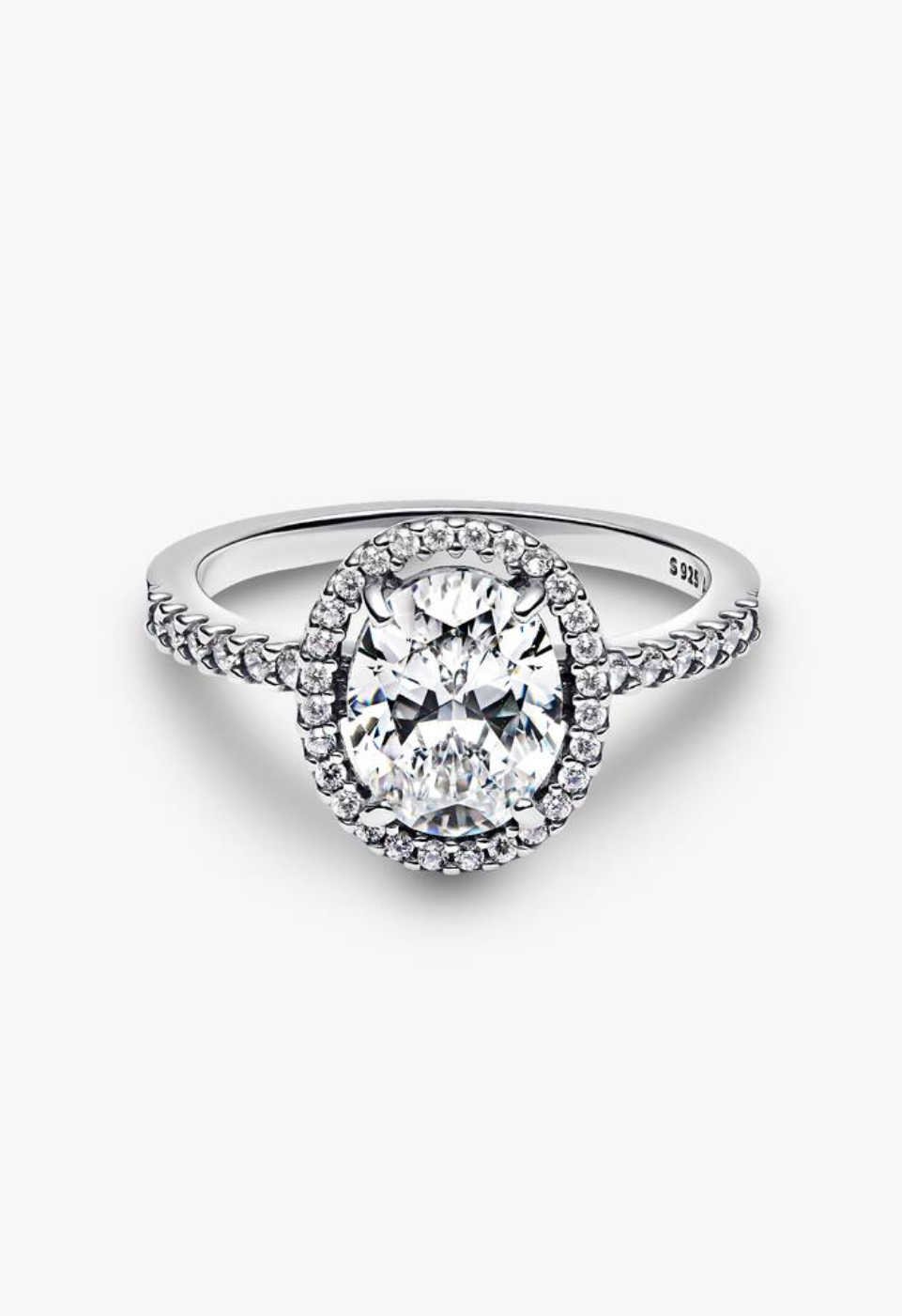 Anillo Solitario con Halo