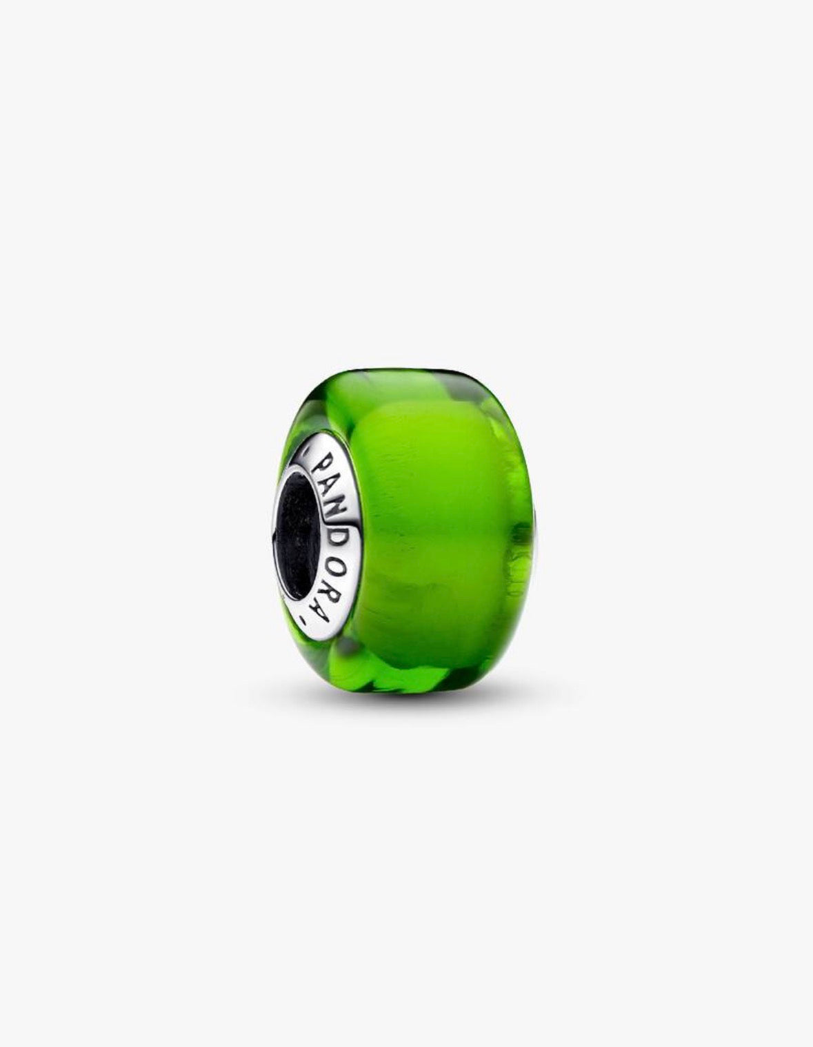 Charm de cristal de Murano verde — Bellea