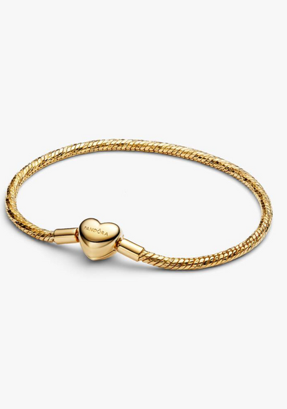 Pulsera con Broche de Corazón