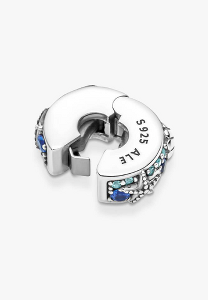 Clip Azul Pavé