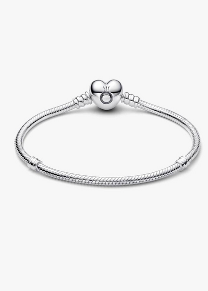 Pulsera con Broche de Corazón
