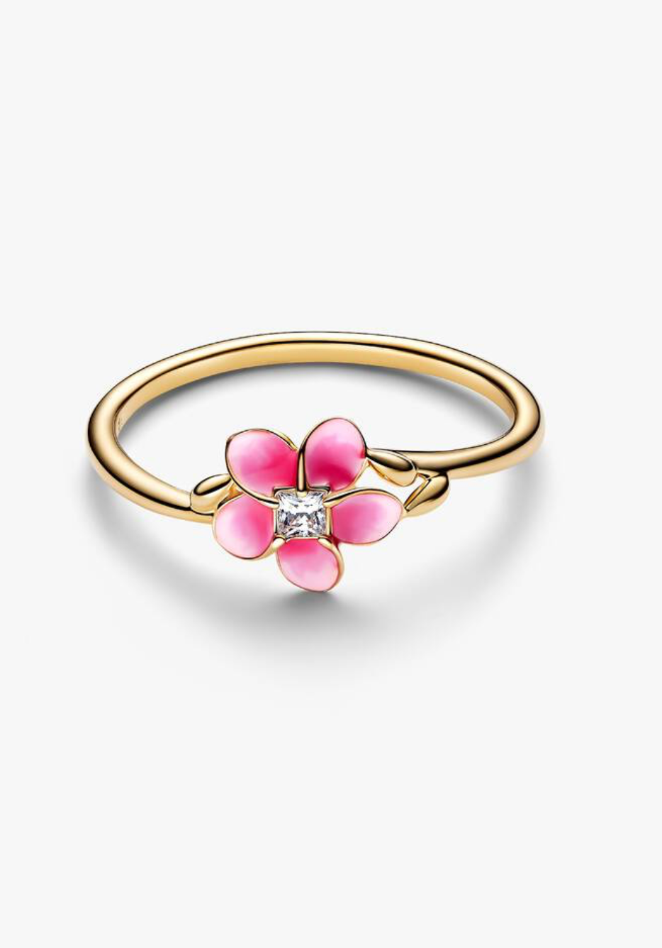 Anillo Flor Rosa