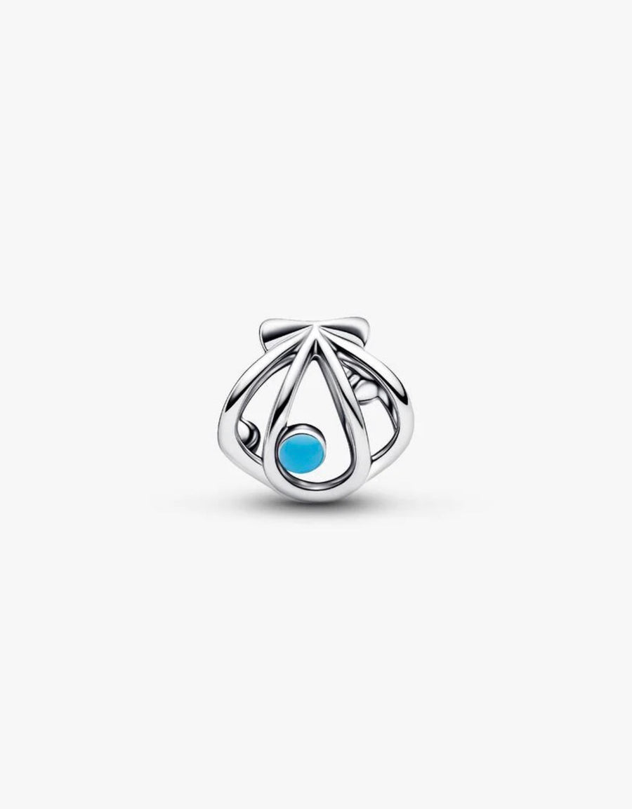 Charm Concha con Turquesa