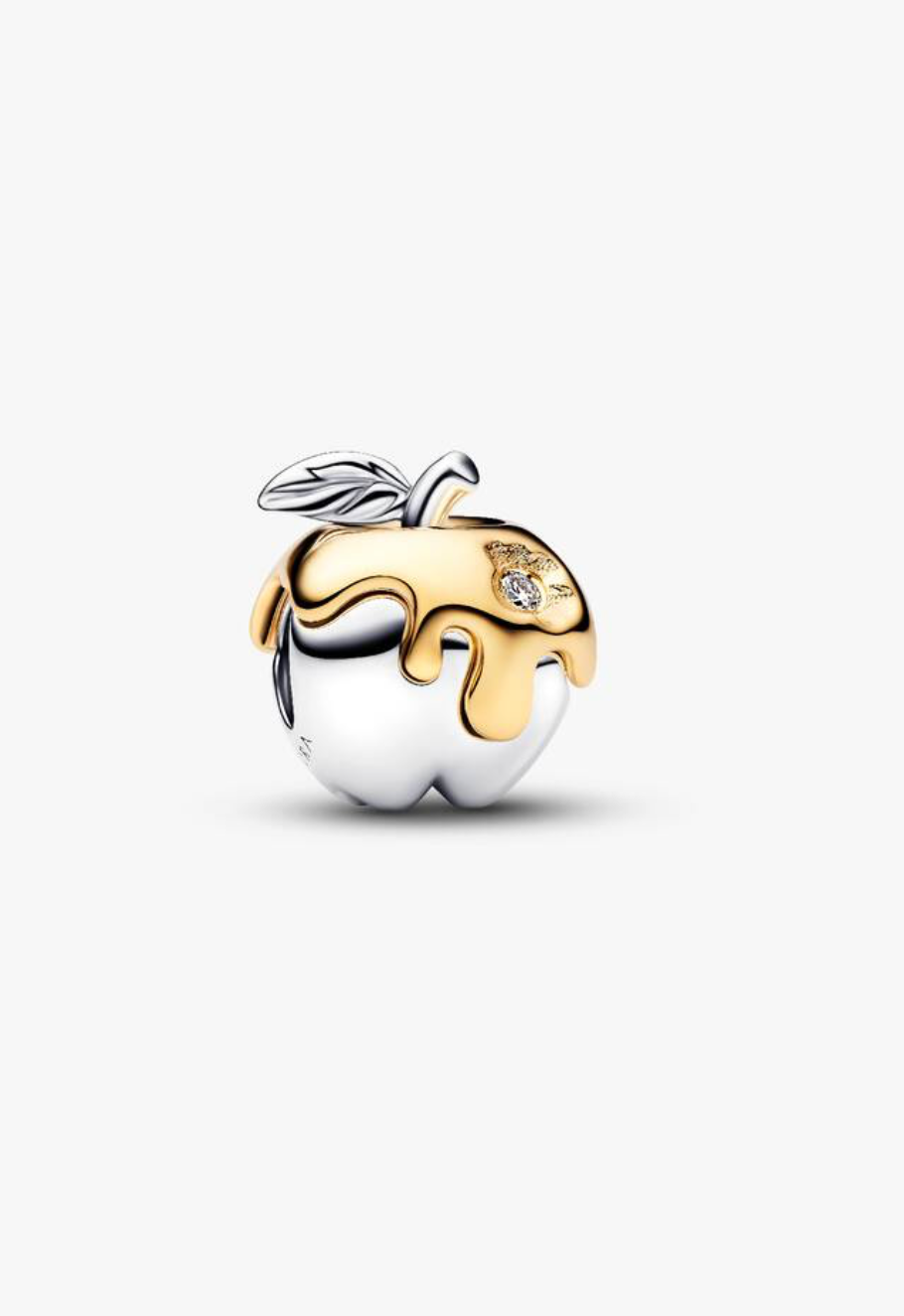 Charm colgante de plata en forma de manzana — Bellea