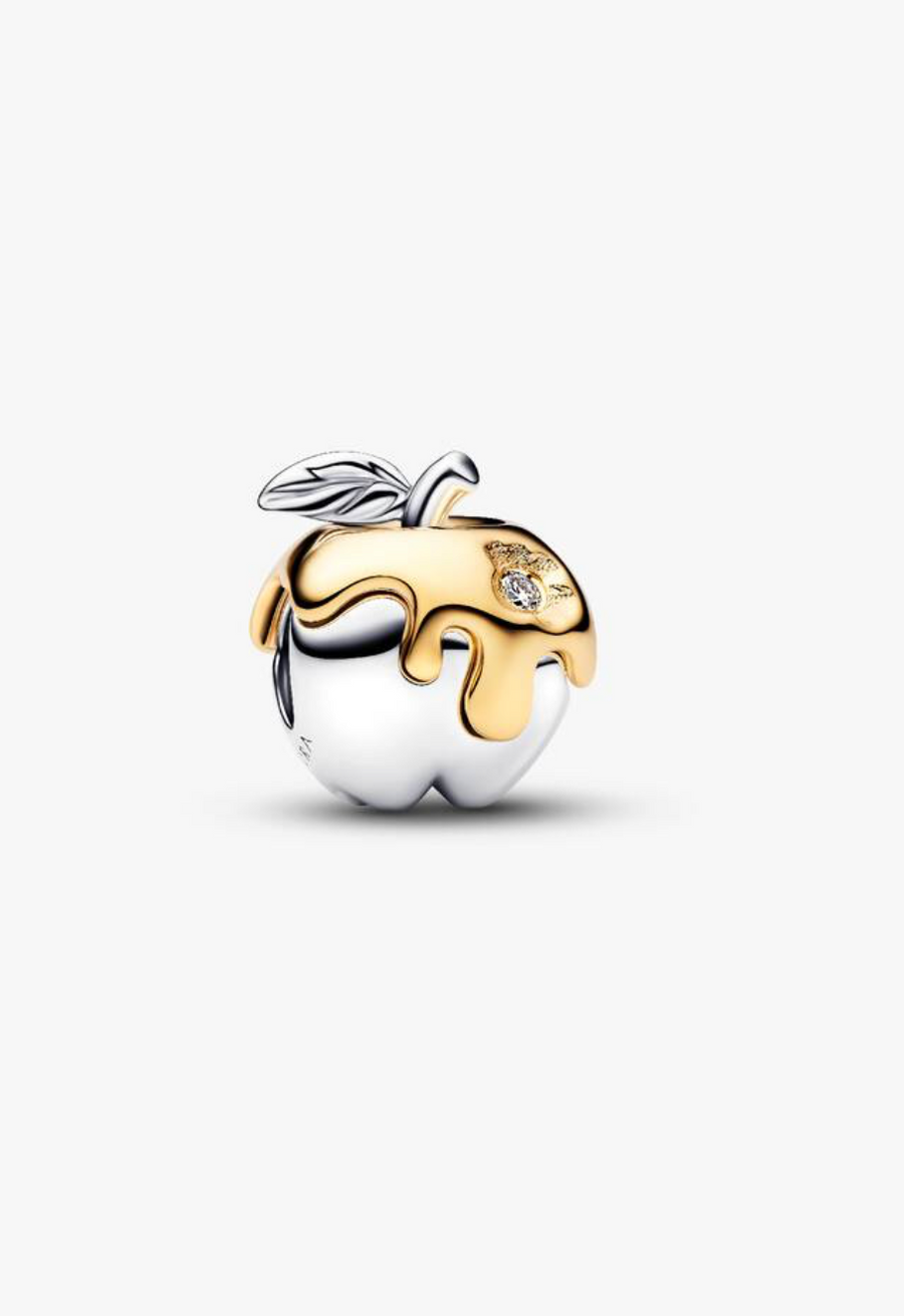 Charm colgante de plata en forma de manzana — Bellea