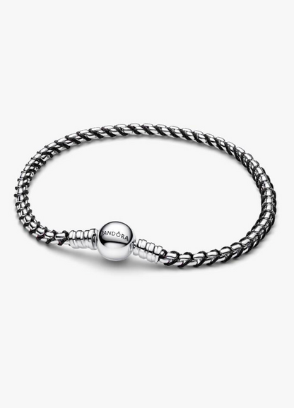 Pulsera de plata de malla flexible — Bellea
