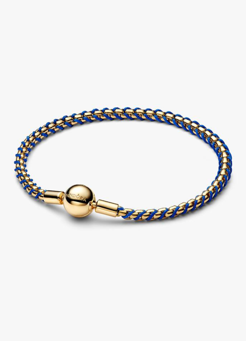 Pulsera trenzada en tonos azules — Bellea
