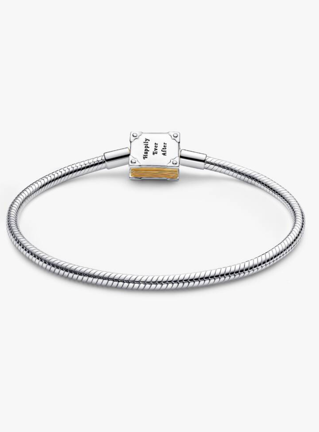 Pulsera de plata con broche en forma de libro Disney — Bellea