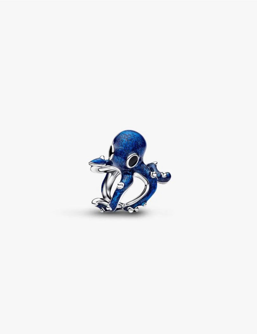 Charm de plata de pulpo azul — colección Summer de Bellea