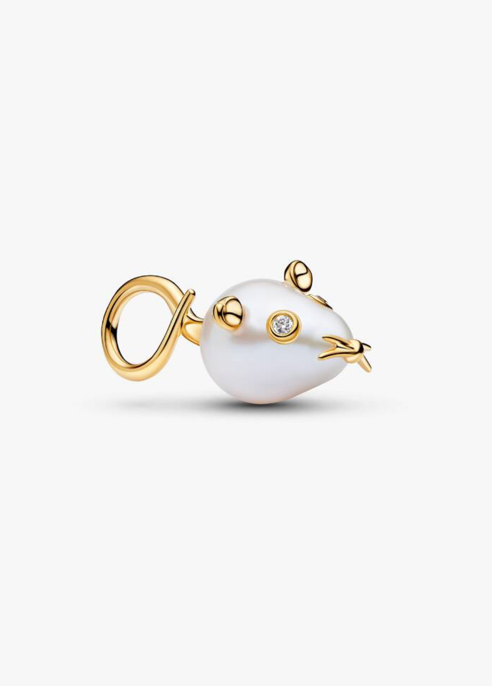 Charm colgante con cuerpo de perla en forma de criatura marina — colección Wonders de Bellea