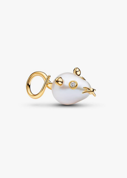 Charm colgante con cuerpo de perla en forma de criatura marina — colección Wonders de Bellea